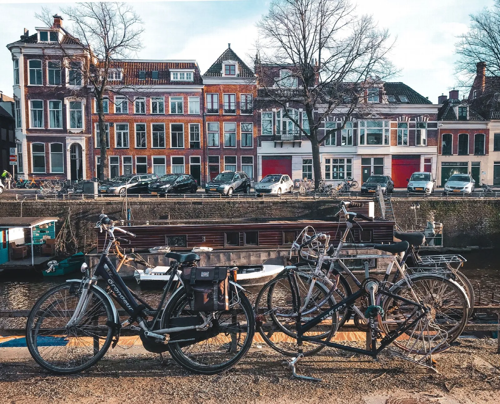 Herenhuizen in de Schildersbuurt in Groningen