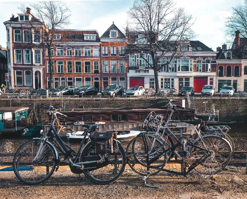 Herenhuizen in de Schildersbuurt in Groningen